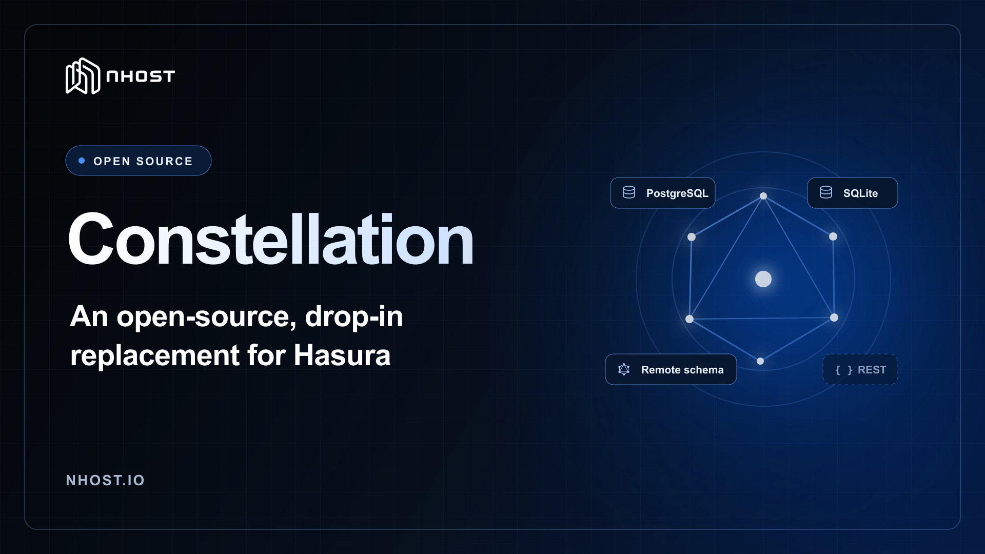 Banner of Introducing Constellation: an open-source, Hasura-compatible GraphQL engine
