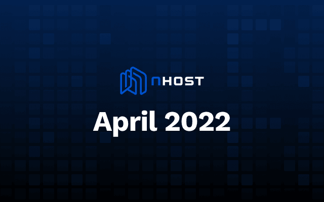 Cover of Nhost April 2022