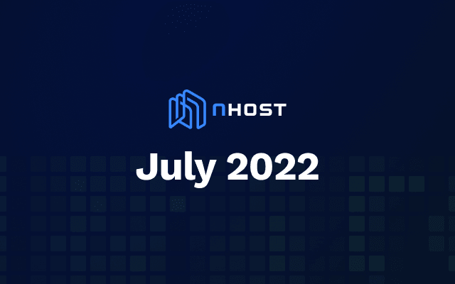 Cover of Nhost July 2022