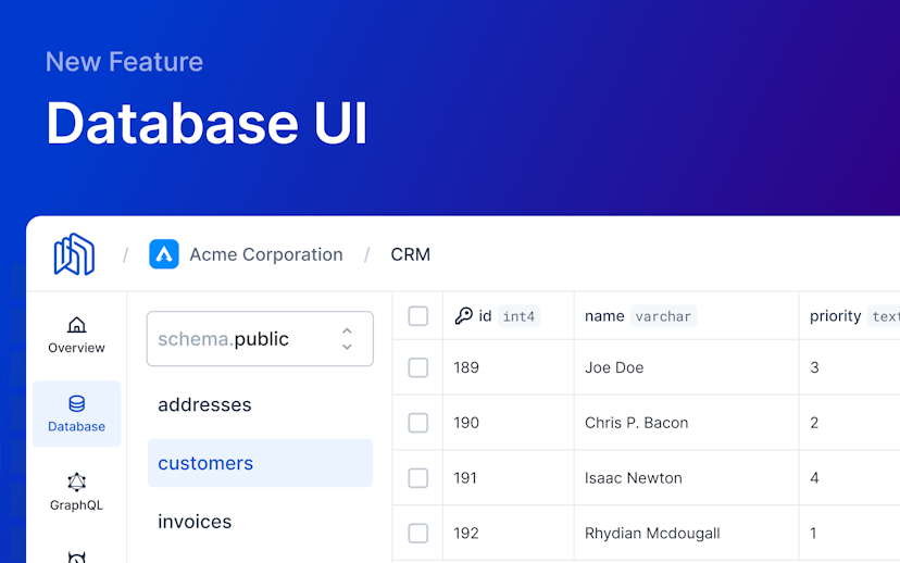 Cover of New Database UI